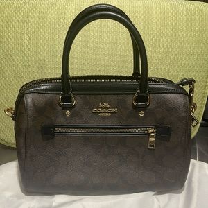 Coach Rowan Satchel In Signature Canvas